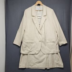 Pendleton Country Sophisticates Womens 24 Skirt Blazer Suit Set Silk Blend USA